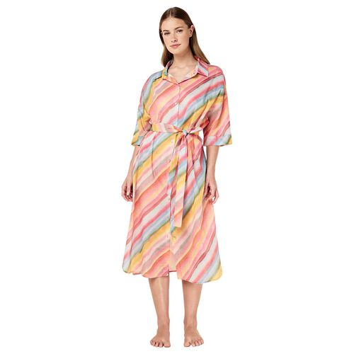 Papinelle Sophie Stripe Relaxed Maxi Nightshirt